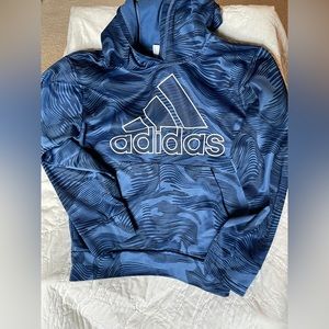 Boys Adidas hoodie sweatshirt size 8